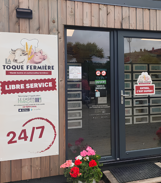distributeur automatique le casier francais la toque fermiere saint leger sous beuvray