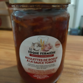 boulettes boeuf sauce tomate boucherie charcuterie traiteur la toque fermiere saint leger sous beuvray